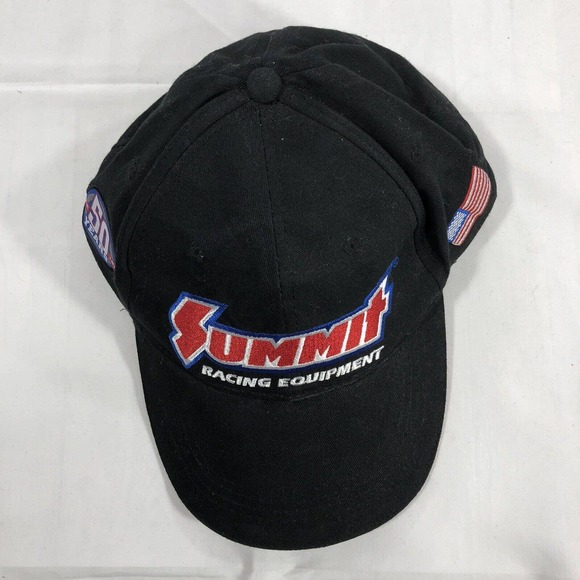 Summit Racing Equipment Baseball Cap Hat, 50 Years Black American Flag One Size - Picture 5 of 12